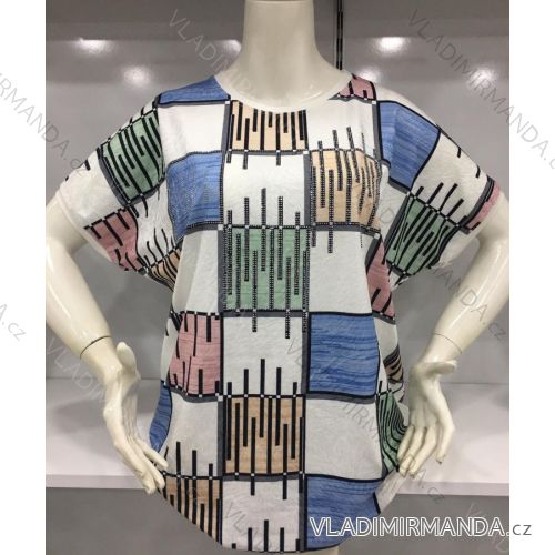 Tunic short sleeve women 's oversized (XL-2XL) TURKISH FASHION TME20033