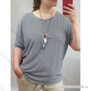 Tunika tričko krátký rukáv  dámské (XL/3XL) ITALSKÁ MODA IM620008