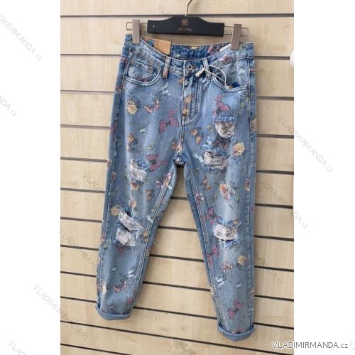 Rifle jeans dlhé trhané dámske (XS-XL) MA520580