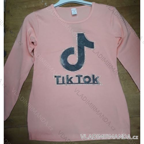 Tričko dlhý rukáv detské dorast dievčenské (128-176) Tuzzi TURECKÁ MÓDA TM220053