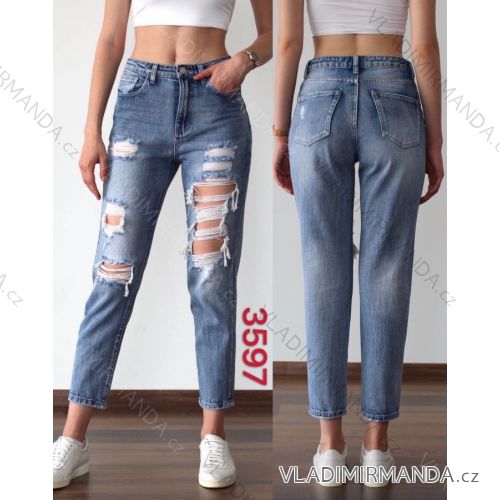 Rifle jeans dlhé trhané dámske (xs-xl) MA5203597