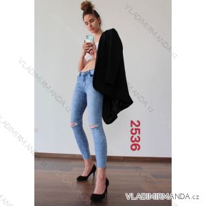 Rifle jeans dlhé trhané dámske (xs-xl) MA5202536