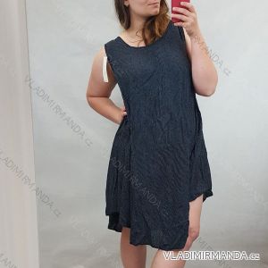 Šaty letné široké ramienka dámske (uni xl-2xl) TALIANSKA MÓDA IM620065