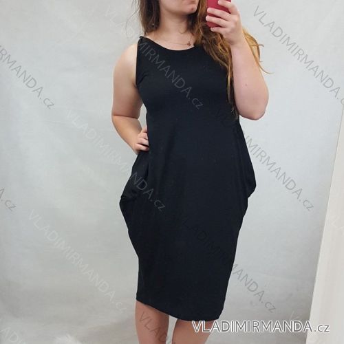 Šaty dlhé letné široké ramienka dámske nadrozměr (xl - 2xl) TURECKÁ MÓDA TM820030