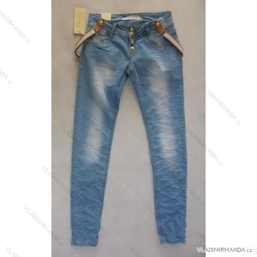 Rifle jeans dámske (34-44) SMILING JEANS S096