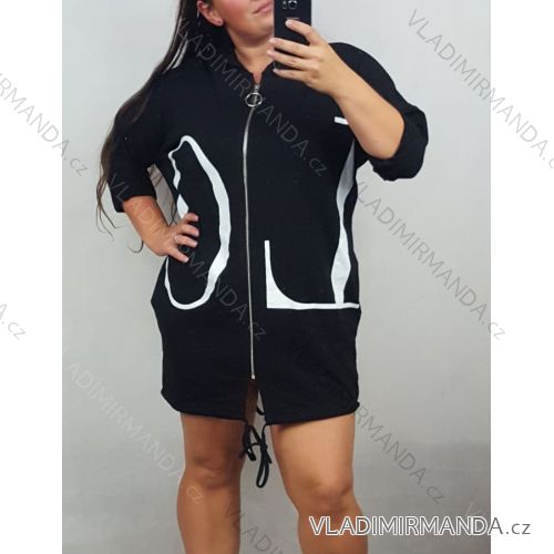 Mikina s kapucňou dámska (uni L-XXL) Talianska MODA IM720215