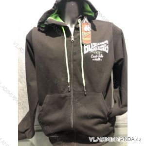 Mikina dlouhý rukáv na zip s kapucí dorost chlapecká a pánská (XS-2XL) BOXING BX8506A