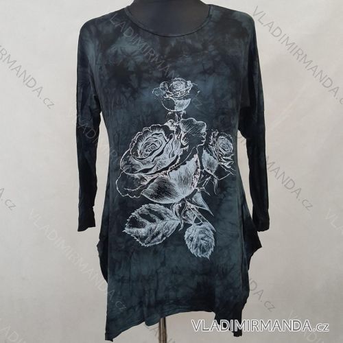 Tričko/tunika nadrozměrné  3/4 rukáv ( uni XL- 2XL) TM920207