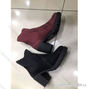 Kožačky nízké kotníkové na podpatku dámské (36-41) WSHOES OBUV OB220590