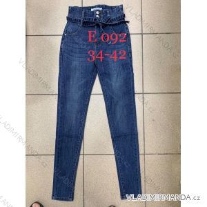 Rifle jeans vysoký pas dlhé damské (34-42) JEANS JWA20016