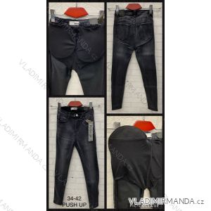 Rifle jeans push up dlhé damské (34-42) JEANS JWA20054