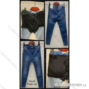 Rifle jeans push up dlhé damské (34-42) JEANS JWA20055