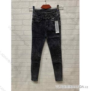 Rifle jeans vysoký pas dlhé damské (34-42) JEANS JWA20060