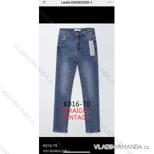 Rifle jeans vysoký pas dlhé damské (XS-XL) LAULIA JWA20070