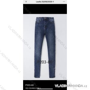 Rifle jeans vysoký pas dlhé damské (XS-XL) LAULIA JWA20072