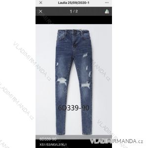 Rifle jeans vysoký pas dlhé damské (XS-XL) LAULIA JWA20080