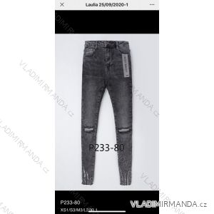 Rifle jeans vysoký pas dlhé damské (XS-XL) LAULIA JWA20088