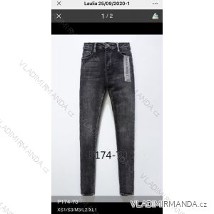 Rifle jeans vysoký pas dlhé damské (XS-XL) LAULIA JWA20089