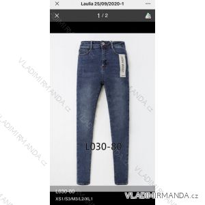 Rifle jeans vysoký pas dlhé damské (XS-XL) LAULIA JWA20090