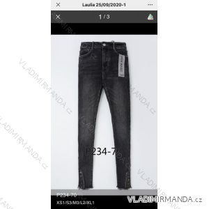 Rifle jeans vysoký pas dlhé damské (XS-XL) LAULIA JWA20105