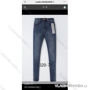 Rifle jeans vysoký pas dlhé damské (XS-XL) LAULIA JWA20106