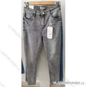 Rifle jeans douhé push up dámske nadrozmerné (29-38) M.SARA MA120032