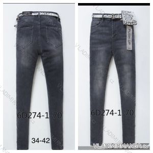 Rifle jeans push up dlhé dámske (34-42) LAULIA JWA206D274-1-70