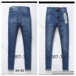 Rifle jeans push up dlhé dámske (34-42) LAULIA JWA20L007-70