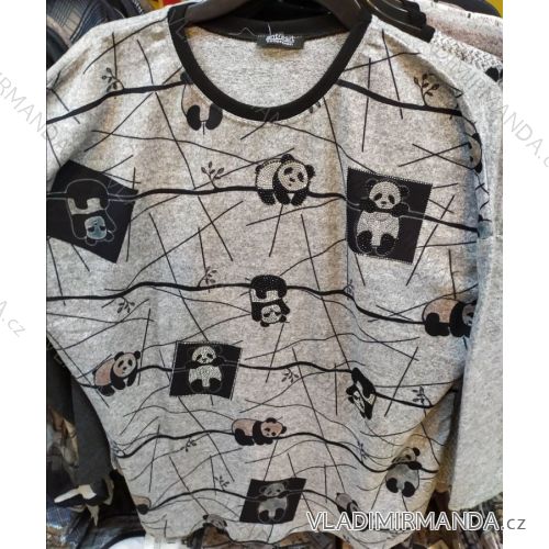 Tunika Tričko dlhý rukáv dámska nadrozměr (XL-XXL ONE SIZE) TURECKÁ MÓDA TME20120