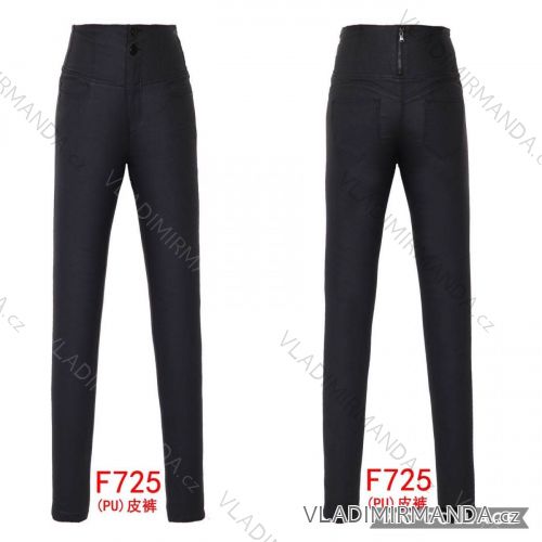 Legíny / Nohavice koženkové dlhé dámske (XS-XL) JEANS JWA20F725