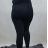 Legíny dlhé dámske zateplené bambusové (5XL-7XL) 8899