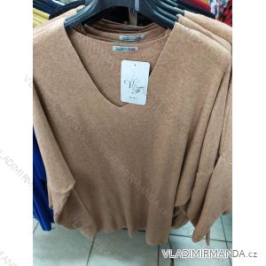 Sveter dlhý rukáv dámsky (S / M / L ONE SIZE) TALIANSKÁ MÓDA IM720516