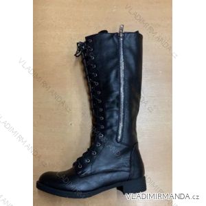 Čižmy vysoké na zips zimné dámske (36-41) WSHOES OBA20029 / 01ks