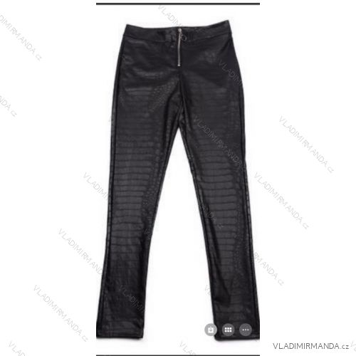 Legíny koženkové zateplené dámske (S-XL) TURECKÁ MÓDA TM920241