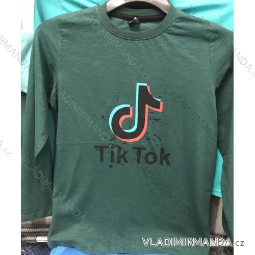 Tričko dlhý rukáv tik tok dorast chlapčenské (140-176) TURECKÁ MÓDA TVF20204