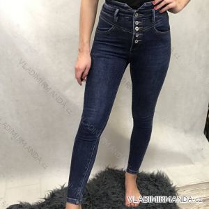 Rifle jeans s vysokým pásom dlhé dámske (34-42) LAULIA JWA20L011-70