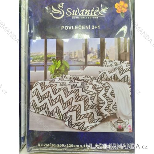 Súprava obliečky 2 + 1 (200x220 70x90) HAT TEXTIL HAT20023