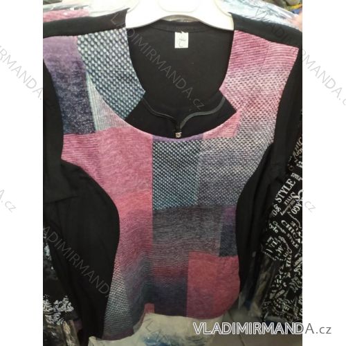Tunika dlhý rukáv dámska nadrozmerná (l-4XL) L.G.M. POĽSKÁ MÓDA LGM20020
