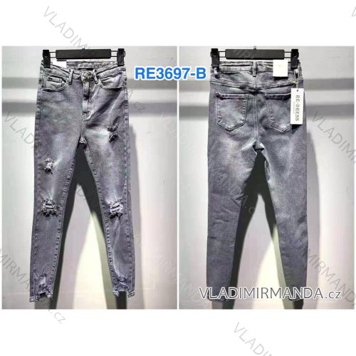 Rifle jeans dlhé dámske (XS-XL) RE-DRESS JWA20RE3697-B