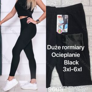 Legíny dlhé zateplené dámske nadrozmerné (3XL-6XL) TURECKÁ MÓDA TMWL209609