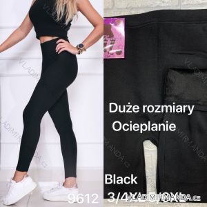 Legíny dlhé zateplené dámske nadrozmerné (3XL-6XL) TURECKÁ MÓDA TMWL209612