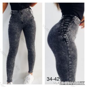 Rifle jeans dlhé dámske (34-42) TALIANSKÁ MÓDA IMWD21003