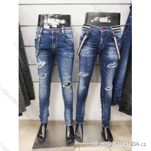 Rifle jeans dlhé pánske (M-3XL / 30-38) JEANS JWA21004