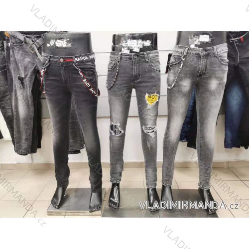 Rifle jeans dlhé pánske (M-3XL / 30-38) JEANS JWA21005