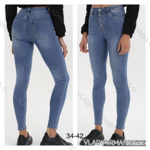 Rifle jeans dlhé dámske (34-42) JEANS JWA21013