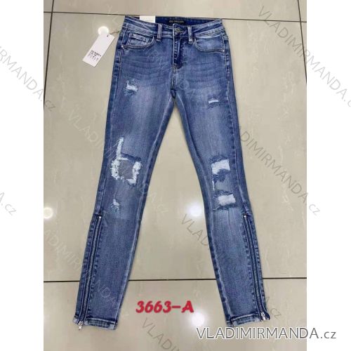 Rifle jeans dlhé dámske (XS-XL) RE-DRESS JWA213663-A