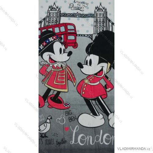 Osuška plážová minnie a mickey mouse detská dievčenské (70x140 cm) SETINO MIN-H-TOWEL-167