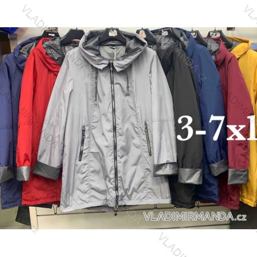 Bunda jarné šušťáková s kapucňou dámska (3XL-7XL) S-WEST IMWD21232