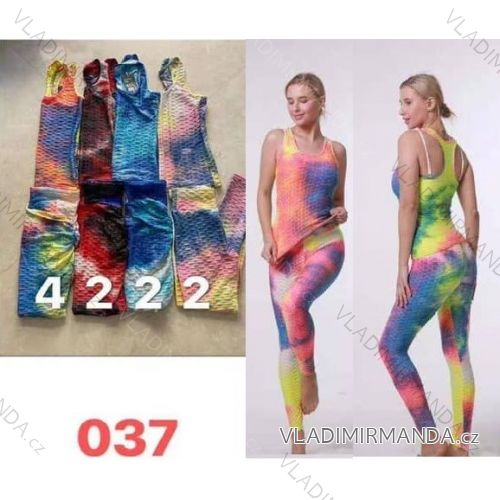 Súprava športové legíny tričko fitness dámske (S-XL) TALIANSKÁ MÓDA IMM21073