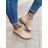 Čižmy nízke členkové na podpätku dámske (36-41) SSHOES OBUV OBSS21ST22